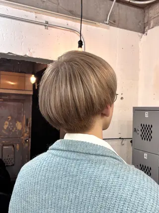 ショート カラー メンズ kaze代官山 🪽kanameのヘアスタイル