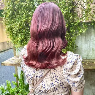 ミディアム カラー shiori ❤︎ /透明感カラーのヘアスタイル