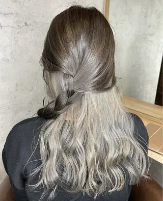 ロング カラー ヘアアレンジ Aloa横浜所属・トップスタイリスト Shoyaのヘアスタイル