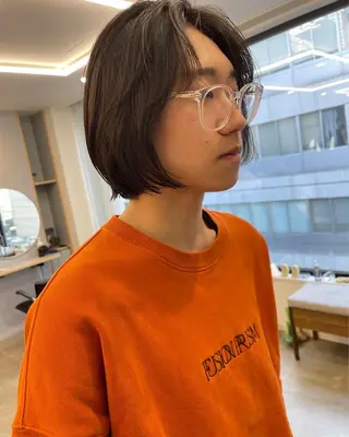 メンズ pole/apartment所属・💓パーマ，💗 レイヤーカットのヘアスタイル