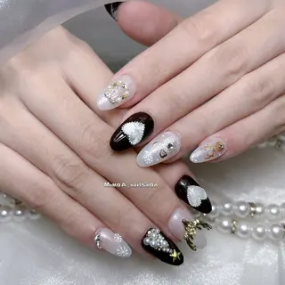 ネイル MoMoA Nail ネイル長さ出し専門店のネイルデザイン