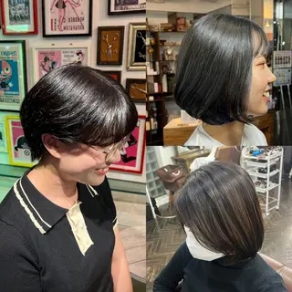 ショート レイヤー/ボブ/ ミニボブ/AOIのヘアスタイル