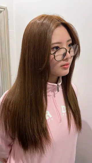 ロング カラー *♪ひなた ⋆カットモデル募集のヘアスタイル