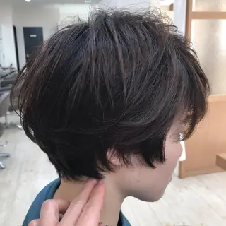 ショート カラー Lien 深井店のヘアスタイル