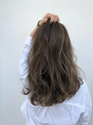 セミロング カラー パーマ asteria所属・🌟 asteria アステリア🌟のマツエク・マツパデザイン