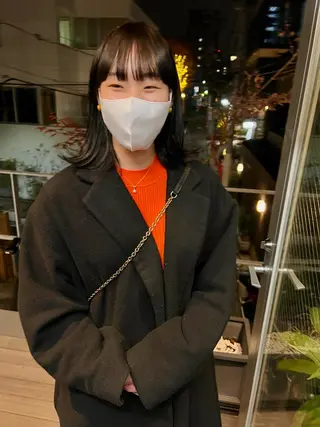 ミディアム カラー sakoda shunkiのヘアスタイル