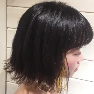 ショート カラー パーマ さかい なつみのヘアスタイル