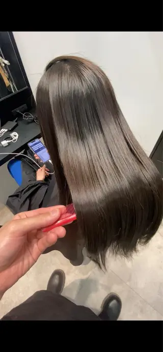 セミロング 東野 拓海のヘアスタイル