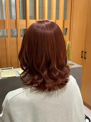 ミディアム カラー パーマ／ストレート 特化／津久井裕仁🫧のヘアスタイル