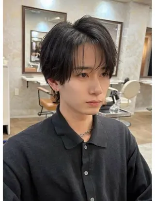 メンズ レディース髪質改善 メンズカットパーマのヘアスタイル