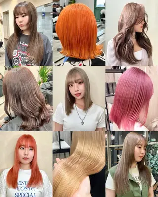 セミロング カラー 似合わせ/美髪カラー /カンナのヘアスタイル