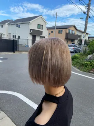 ショート カラー 🪼高評価🪼 💎柴崎の藤咲💎のヘアスタイル