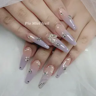 ネイル HANA 長さだしのネイルデザイン