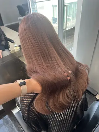 ロング カラー 韓国ヘア🖤/透明感 shihoのヘアスタイル