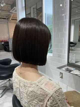 ショート Salon de  COCO所属・Yuka /ツヤカラー✨のヘアスタイル