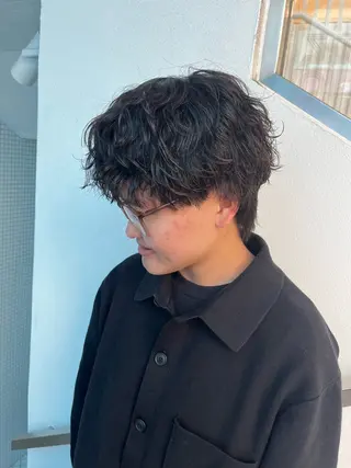 パーマ メンズ 🦋女子ウケメンズ パーマYUI🦋のヘアスタイル