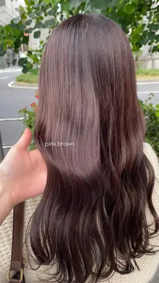 セミロング DOLL hair所属・なぎさ / 透明感カラー🫧のヘアスタイル