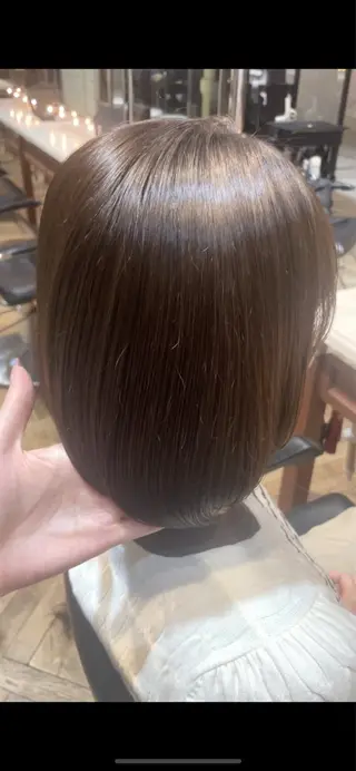 ショート カラー BEBE所属・ご新規様限定 透明感カラーKANAのヘアスタイル