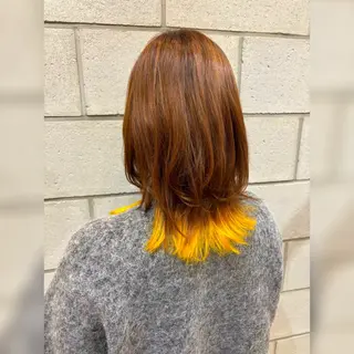 ミディアム カラー マイ 【川口】のヘアスタイル