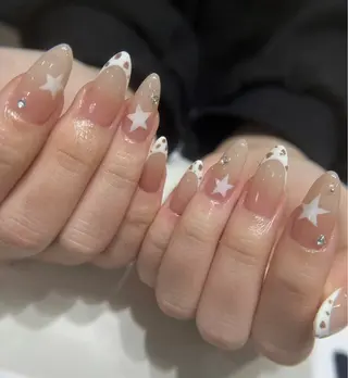 ネイル 🎀PG🩵 ネイルサロンのネイルデザイン