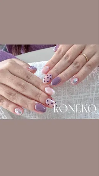 ネイル コネコネイルサロン モデル用のネイルデザイン