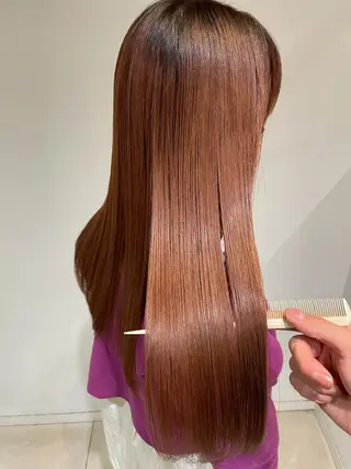 ロング 当日予約◎/艶カラー /縮毛矯正/雨森大晃のヘアスタイル