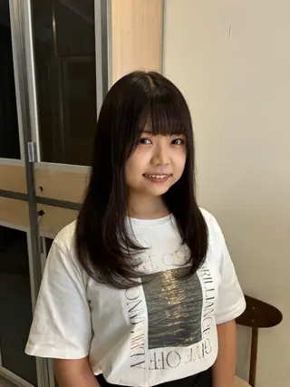 ロング カラー ヘアアレンジ 艶髪/レイヤーカット 🐣misakiのヘアスタイル