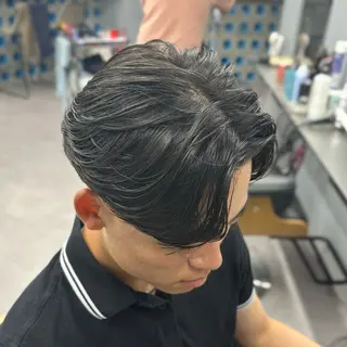 ショート パーマ メンズ I-CON  #blue MEN'S所属・池袋/カラー/パーマ NATSUのヘアスタイル