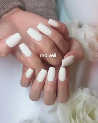 セミロング ネイル 長さ出し専門 nynaのネイルデザイン