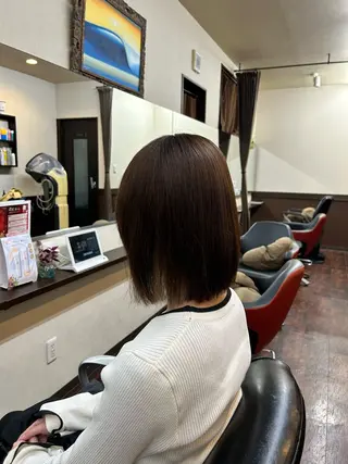 ミディアム 篠田 蒼のヘアスタイル