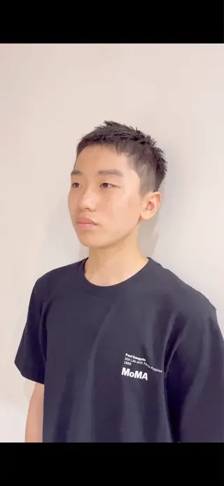 ショート メンズ 戸井 悠斗のヘアスタイル