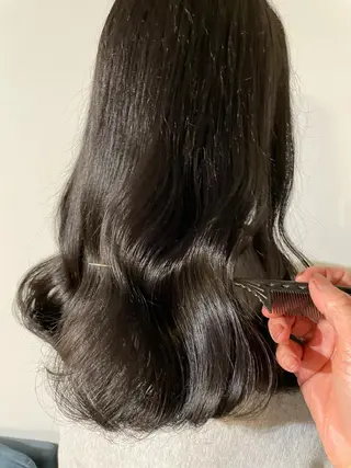 ロング カラー ヘアアレンジ キッズ ネイル マツエク・マツパ 透明感カラー/推しカ ラー☁️JURAのヘアスタイル