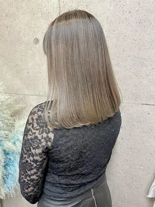 ミディアム カラー Be:arc【ビアーク】所属・⭕️ダメージレス特化 髪質改善🥇丸山憲人のヘアスタイル