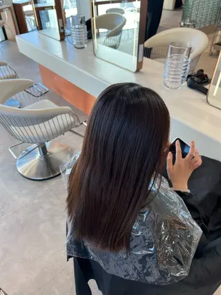 ミディアム カラー ✨髪質改善 縮毛矯正 艶髪 立川 コウキ✨のヘアスタイル