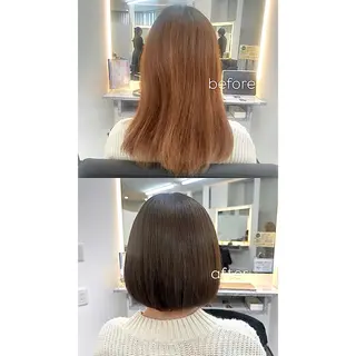 ミディアム カラー 佐藤里菜🎀 /モデル募集してますのヘアスタイル