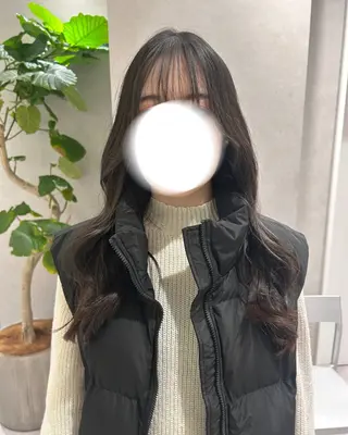 ロング ヘアアレンジ SALOWIN 新宿三丁目me+所属・レイヤー/ボブ/ パーマ/HARUKAのヘアスタイル