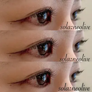 マツエク・マツパ sola: neolive山崎のマツエク・マツパデザイン