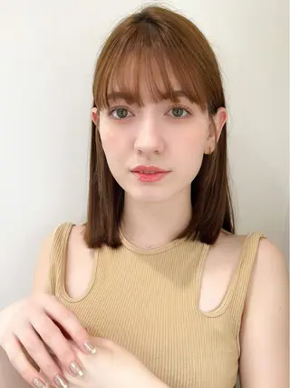 ミディアム カラー ✨髪質改善特化✨ kyousukeのヘアスタイル