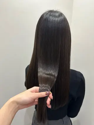 ロング カラー 🍓韓国ヘア レイヤ ーカット🍓笠原 葵のヘアスタイル