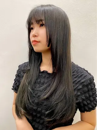 セミロング カラー Paddle所属・似合わせレイヤー/ レイヤーパーマ/高倉のヘアスタイル