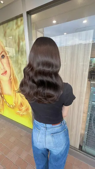 セミロング カラー 渡邉 尚悟のヘアスタイル