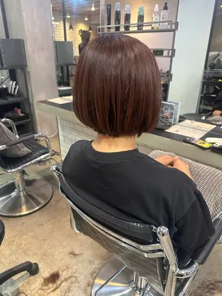 ショート カラー ヘアアレンジ stylist/蛯谷 珠里のヘアスタイル
