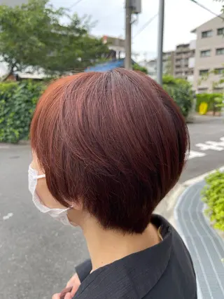 ショート カラー hair MILE.所属・ゆうだい モデル募集中のヘアスタイル