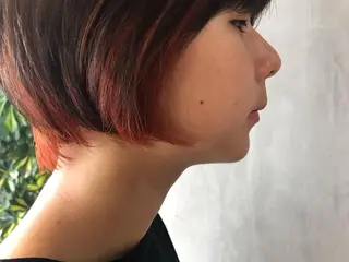 ショート カラー ヘアアレンジ stylist/蛯谷 珠里のヘアスタイル
