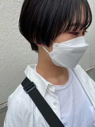 ショート さの あやねのヘアスタイル