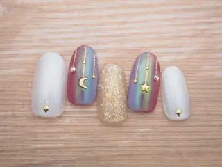 ネイル トップネイリスト Ribbon立川店のネイルデザイン