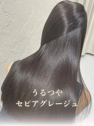 ロング カラー ツヤ髪の匠/髪質改善 山本晃太のヘアスタイル