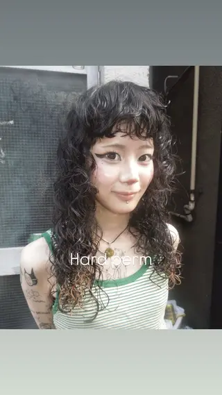 セミロング カラー タマキ/似合わせ カット/Wカラーのヘアスタイル