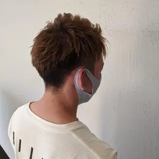 メンズ 浜田りほ Luxbe 博多バスターミナルのヘアスタイル