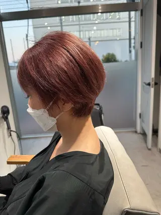 ショート カラー 脱白髪染め❕白髪 ぼかし特化🌟ヨコタのヘアスタイル